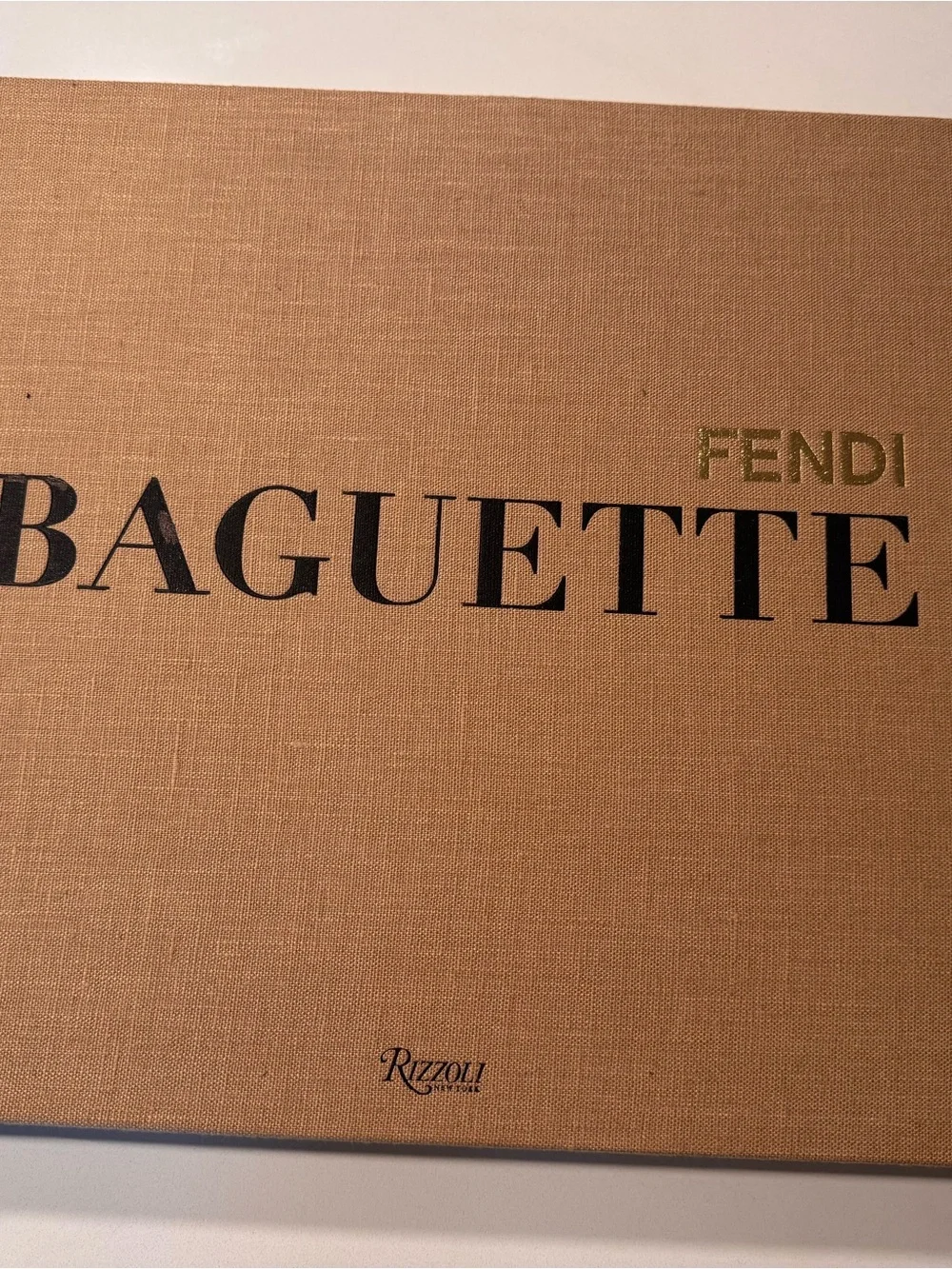 Fendi Baguette Coffee Table Book (new, out of print)